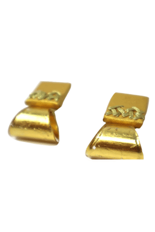 Marilyn's Belgium Rectangle Glass Earrings