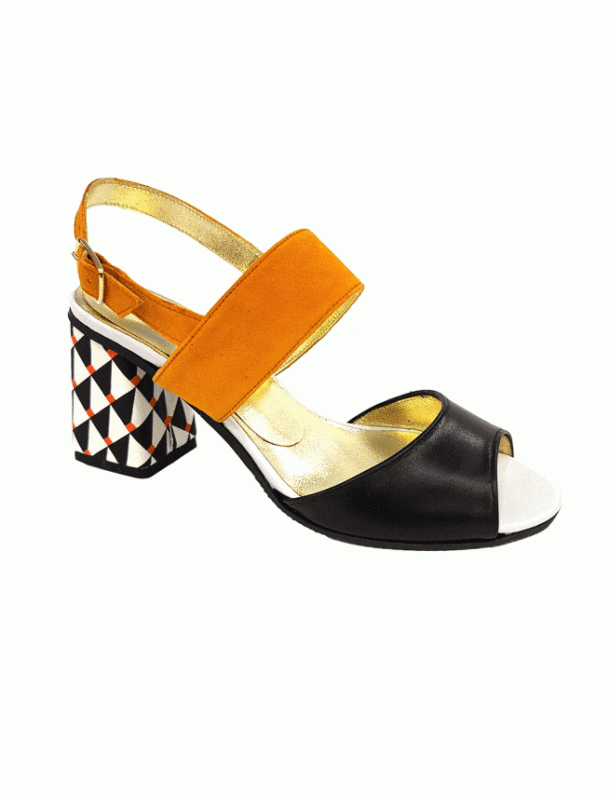 Marilyn's French Geometric Heel