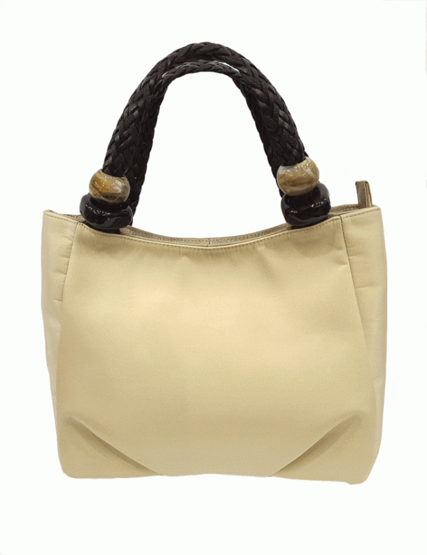 Marilyn's Italian Taupe Leather Handbag