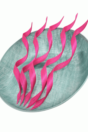 Marilyn's English Turquoise Waves Hat