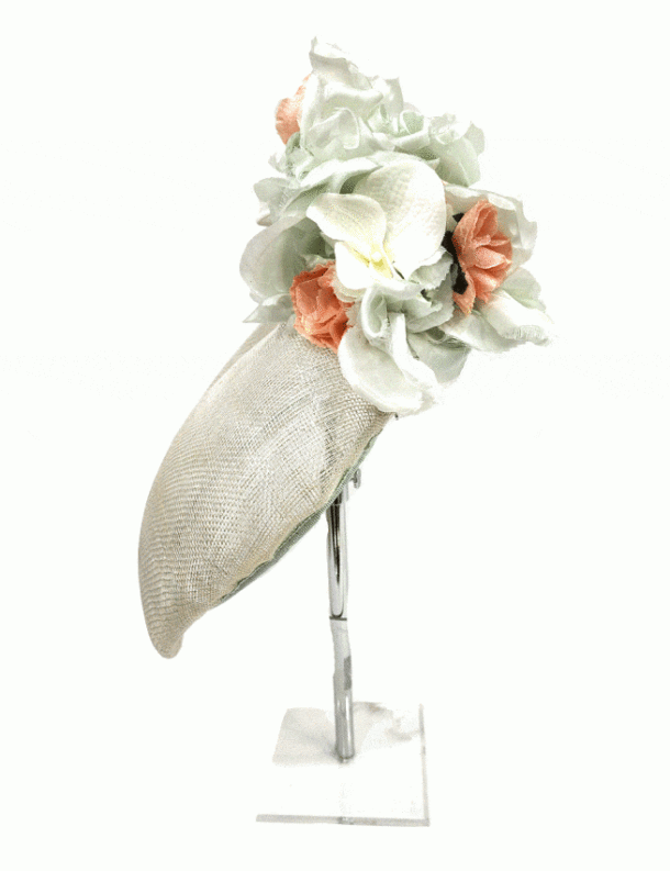 Marilyn's English Muted Green Fascinator