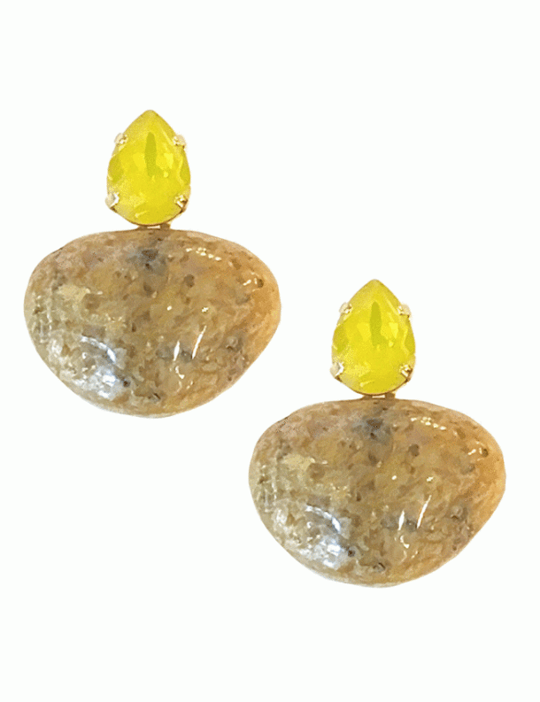 Marilyn's Spanish Pebbled Resin Earrings