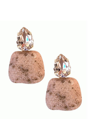 Marilyn's Spanish stone resin earrings