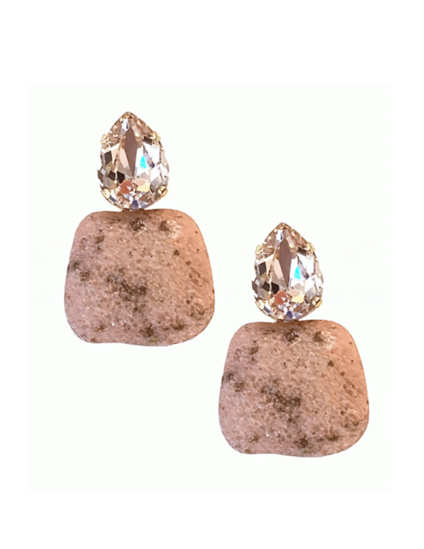 Marilyn's Spanish stone resin earrings