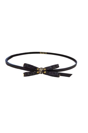 Marilyn’s Italian Bow Leather Belt AA295