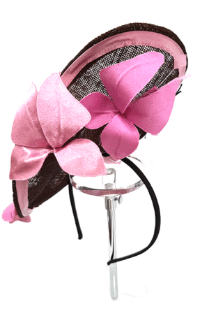 Marilyn’s Handmade Ribbon Flower Headband Fascinator