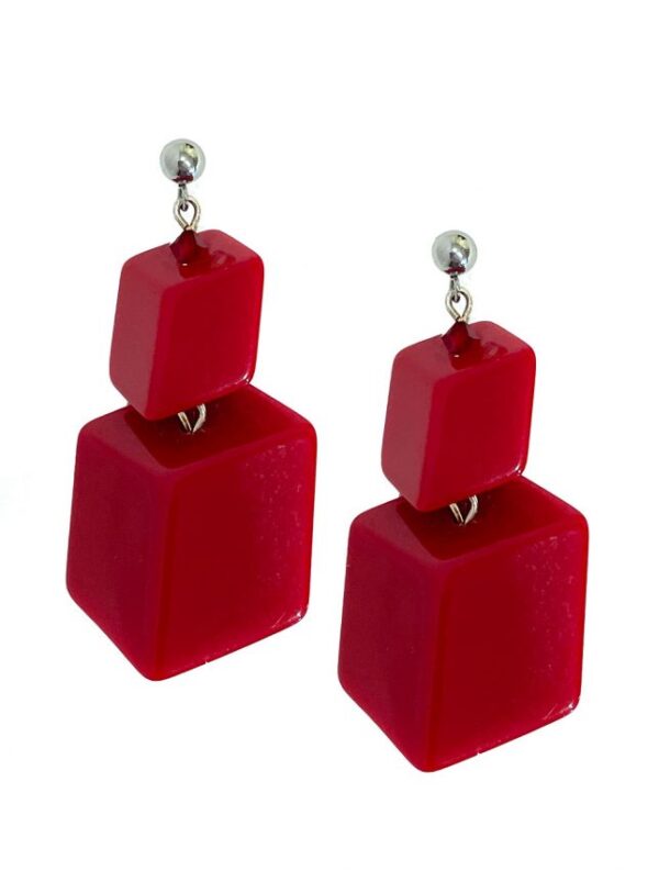 Marilyn's Italian Handmade Hexagon Earrings