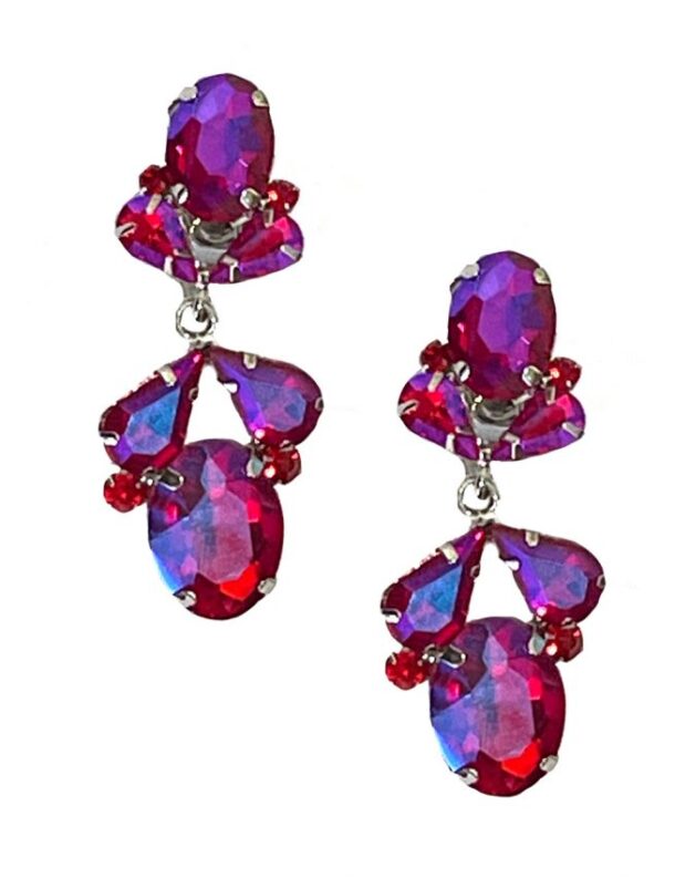 Marilyn's Italian Tear Drop Crystal Earrings