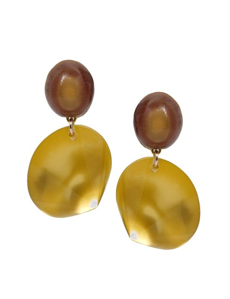 Marilyn’s French Plexiglass Earrings M639