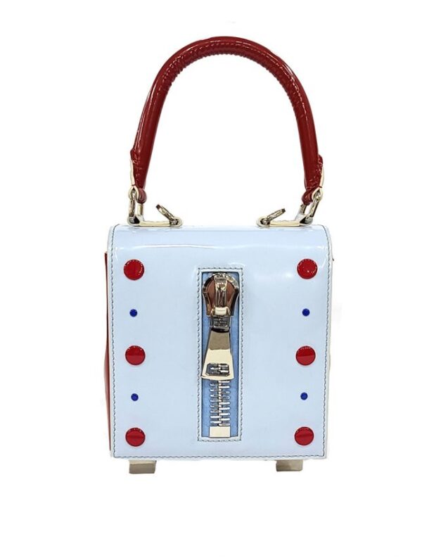 Marilyn's Italian Leather Cube Handbag