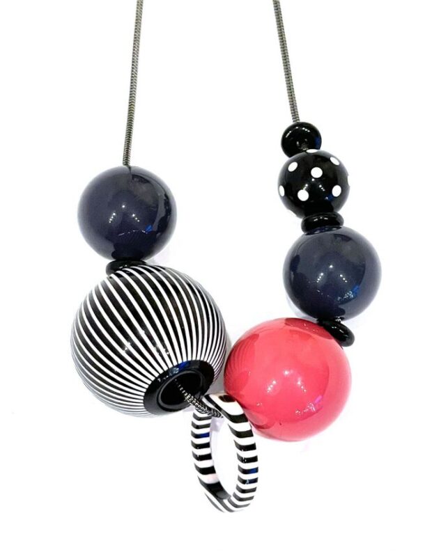 Marilyn's Italian Handmade Resin Spheres Necklace