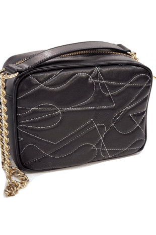 Marilyn's French Black Square Handbag