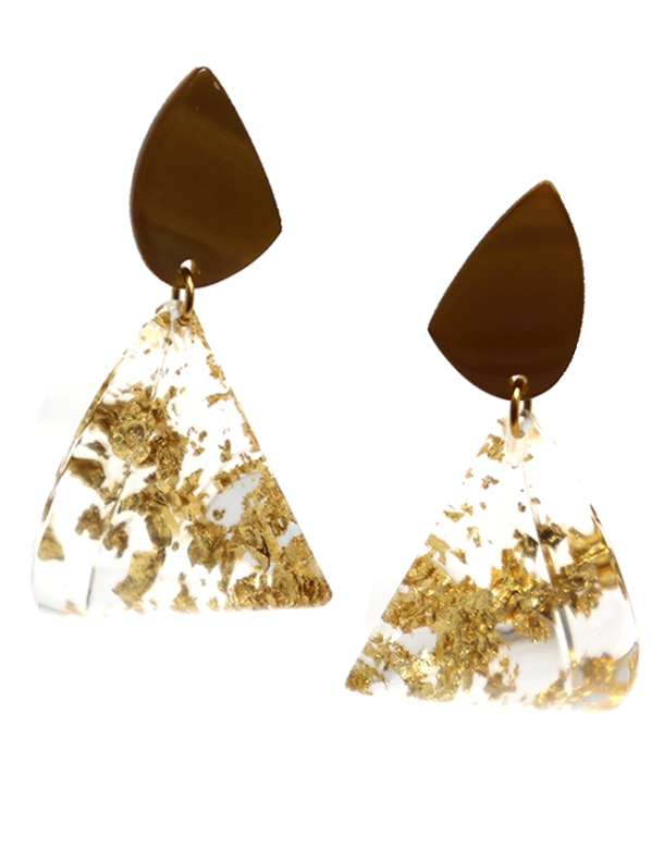 Marilyn's French Plexiglass Earrings MX696