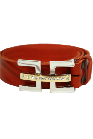 Marilyn's French Red Silver Belt