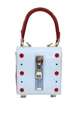 Marilyn's Italian Leather Cube Handbag