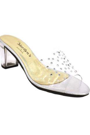 Marilyn's French Crystal Slip-On Heel