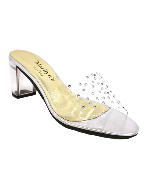 Marilyn's French Crystal Slip-On Heel