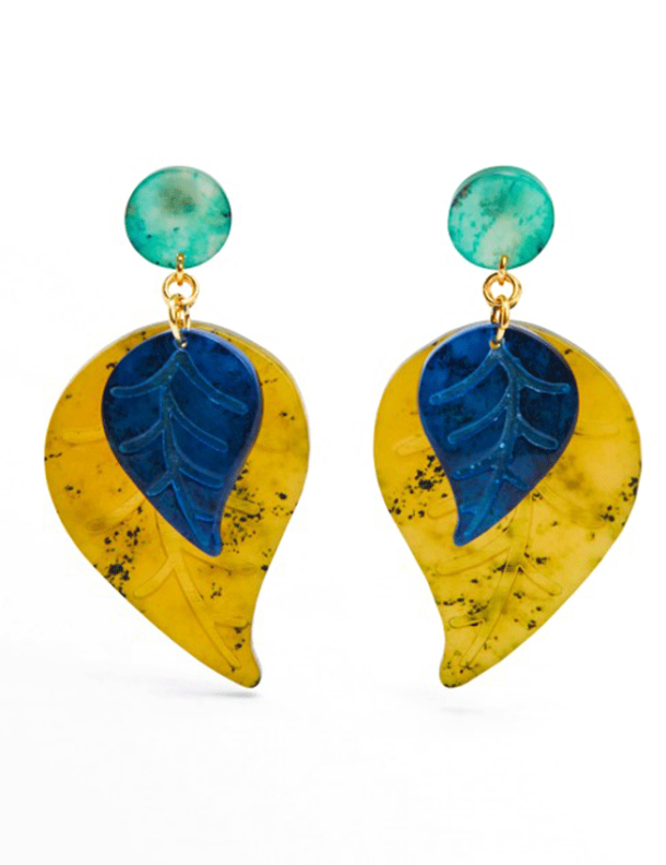 Marilyn's Spanish Falling Leaf Earrings