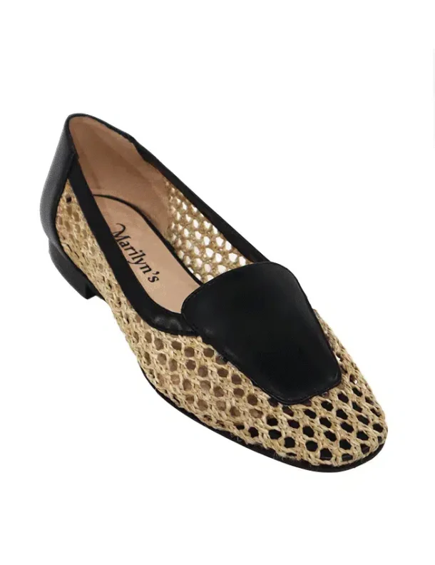 Marilyn's Italian Weaved Flat Shoe