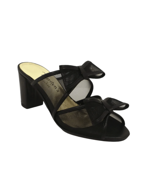 Marilyn's French Mesh Bow Heel
