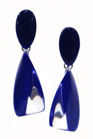 MX775 PLEXIGLASS ELEGANT PIERCED EARRINGS