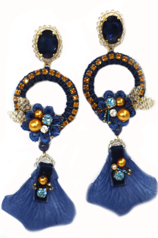 DANUB FABULOUS UNIQUE CHANDELIER LIGHT EARRINGS