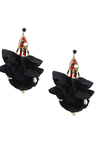 DANCE LUXURAY CHANDELIER LIGHT PIERCED EARRINGS