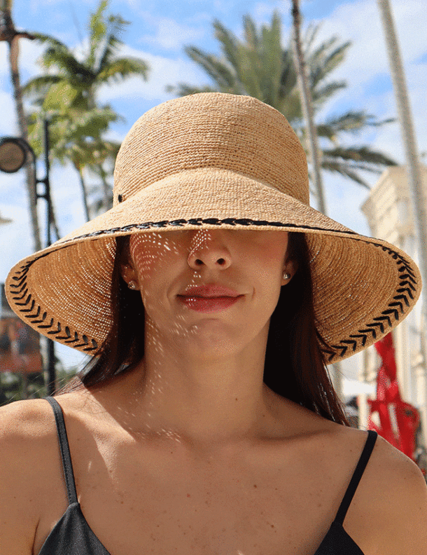 5761 ITALIAN PACKABLE GREAT STRAW WOMEN HAT