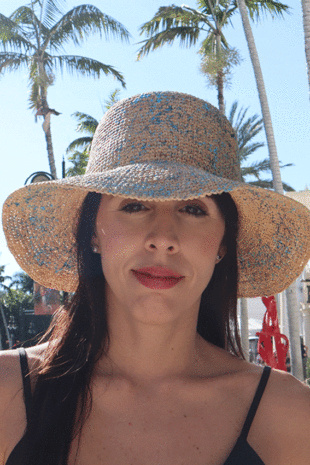 Marilyn's Casual Crushable Raffia Handmade Hat