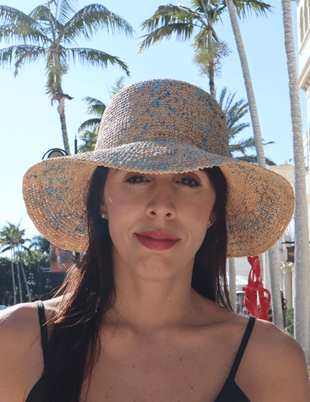 Marilyn's Casual Crushable Raffia Handmade Hat