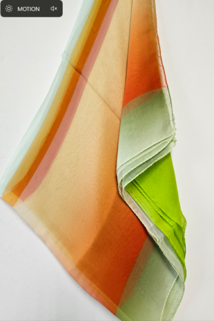 SK573 Luxury Silk Moussoline Rectangle Shawl, Sarong