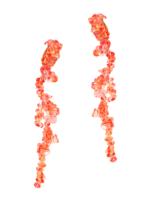 Marilyn's Light Weight Chandelier Resin Clip Earring