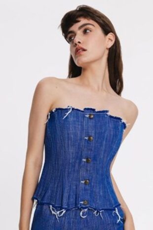 Marilyn's Hisa Fabulous Denim Bustier