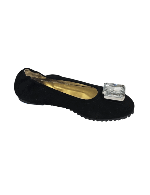 Marilyn's Flat Waterproof Sole Suede Dress Shoe