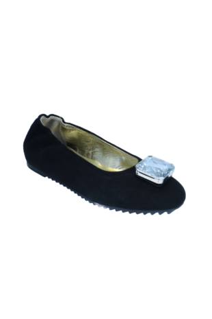Marilyn 's Flat Waterproof Sole Round Toe Suede Dress Shoe