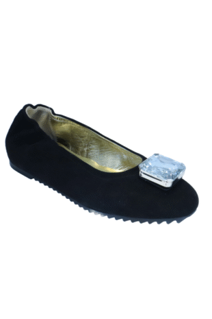 Marilyn 's Flat Waterproof Sole Round Toe Suede Dress Shoe