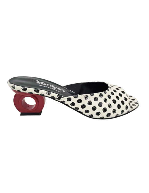 Marilyn's Luxury Italian Slip on Mule Heel