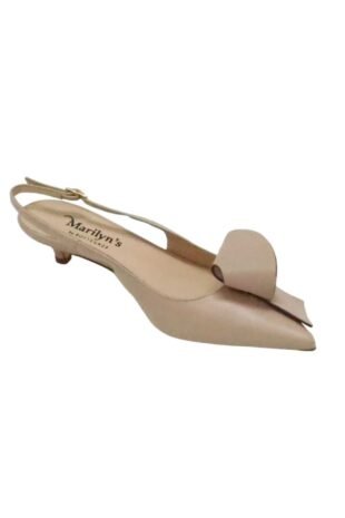 Marilyn's Luxury Italian Low Heel Pointed Toe Shoe