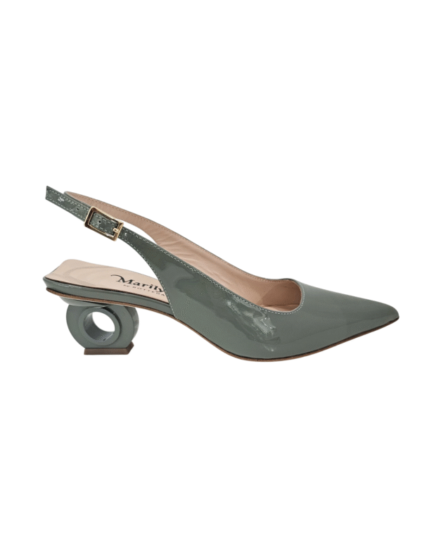 Marilyn's Luxury Italian Low Block Heel Pointed Toe Shoe