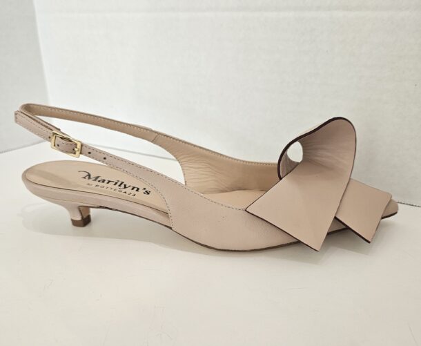 Marilyn's Luxury Italian Low Heel Pointed Toe Shoe