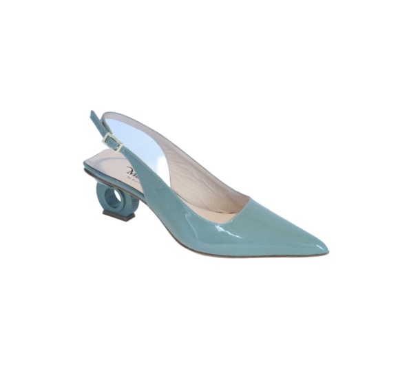 Marilyn's Luxury Italian Low Block Heel Pointed Toe Shoe