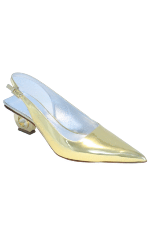 Marilyn's Luxury Italian Low Heel Pointed Toe Slingback Shoe