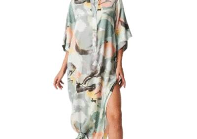 MARILYN'S FABULOUS PRINT VISCOSE LONG DRESS