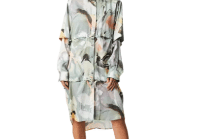 MARILYN'S FABULOUS LONG SLEEVE PRINT DRESS