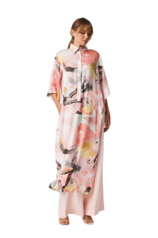 Fabulous Long Cotton Print Dress