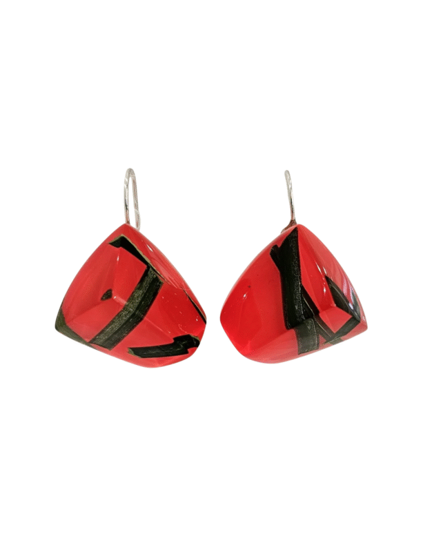 Great Red Pierced Earrings