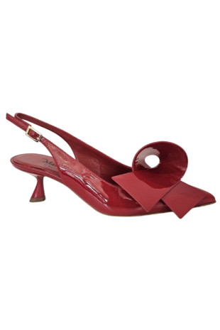 Marilyn's Luxury Italian Slingback Closed Toe Low Heel Shoe
