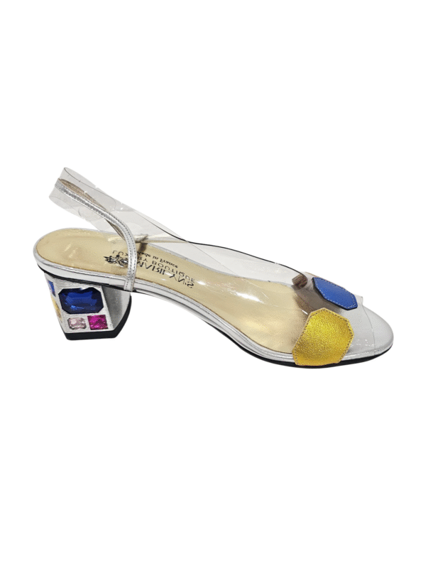 Muda Open Toe Clear Block Heel
