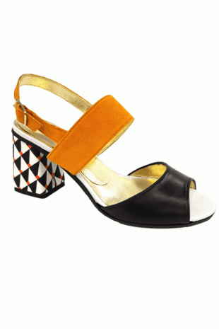 Marilyn's French Geometric Heel