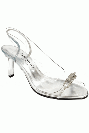 Marilyn's French Crystal Chain Heel